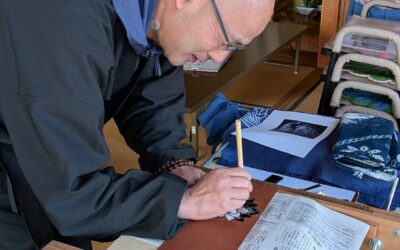 涅槃図公開中の絣の時間