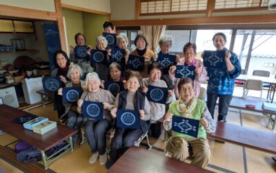 二週目絣のミニクロスづくり