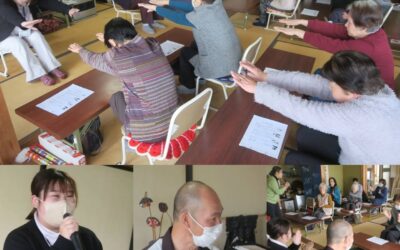 涅槃図公開中の寺子屋サロン