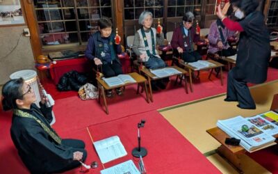 涅槃図公開中の詠唱会💛