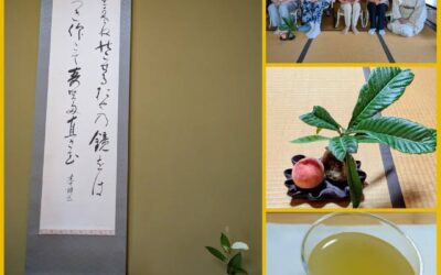 冷茶を楽しむ